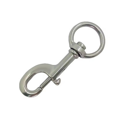 acheter Fourniture d'usine en acier inoxydable Oeil rond Swivel Snap Hook pour la corde online manufacture