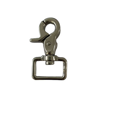 Carabiner à crochets pivotants en acier inoxydable