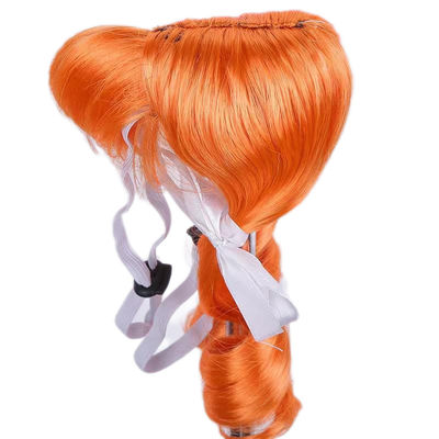 Élégante longue perruque blonde pour chat Souffle et réglable parfait pour les défilés de mode