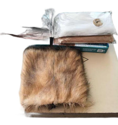 Perruque pour animaux de compagnie de qualité supérieure pour chats et chiens - Cheveux synthétiques doux ajustable Confortable et réaliste