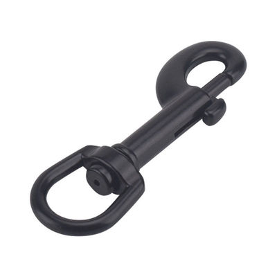 acheter Acceptation OEM Finition noire à rotation directe Crochet de carabineur en métal à acheter online manufacture