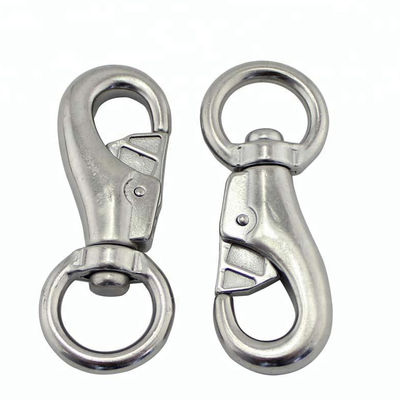 acheter Industrie lourde en acier inoxydable Bull Eye Swivel Single Snap Hook Grade marine online manufacture