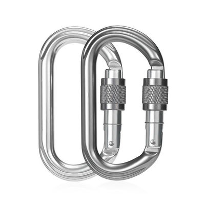 25KN Snap Hook verrouillage de l'aluminium Clip Carabiner Parfait pour la sécurité et la sécurité