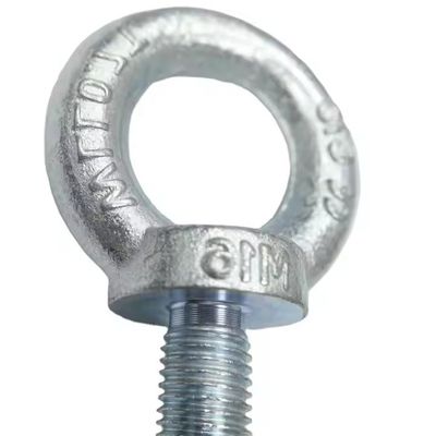 Un bon prix. Finition en zinc DIN 580 Standard M16 Taille métrique Boulons oculaires en acier au carbone pour le levage lourd en ligne