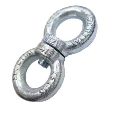 Finition en zinc DIN 582 Noix d'œil en acier au carbone galvanisé pour le levage et l'ancrage