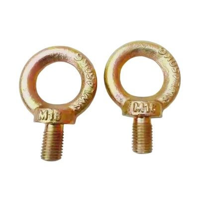 Un bon prix. Fermeture à l'œil de levage en acier plaqué en zinc jaune JIS 1168 pour un levage durable et robuste en ligne
