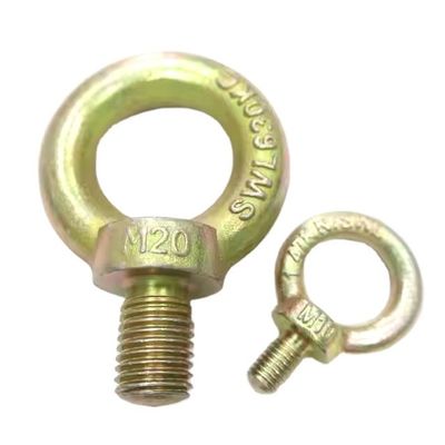Zinc finition goutte forgée en acier au carbone boulon d'oeil de levage JIS1168 pour équipement de levage