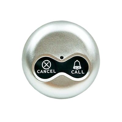 433Bouton d'appel de service de.92MHz pour les services de table affichant le type et le numéro du service