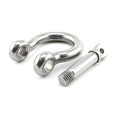 Coiffures de levage en acier inoxydable avec type d'épingle de collier et finition polie