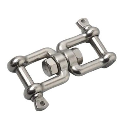 acheter Levé et raccordé en acier inoxydable coulée de précision double mâchoire crochet pivotant œil online manufacture