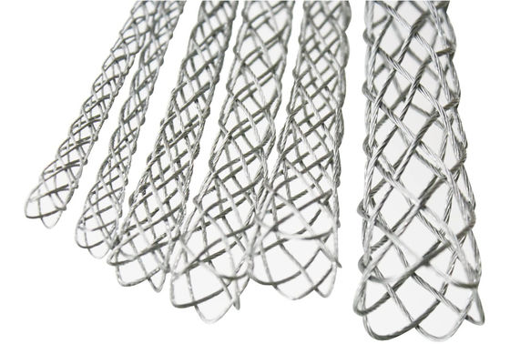 acheter Grip de traction de câble avec 5 mm de noix mesh flexible de l'œil de la corde de câble kit chaussette galvanisant acier antislip tuyau câble fil de traction de la poignée Lassos 6 ensemble 4-25mm online manufacture