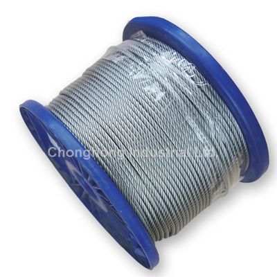 acheter 6x19 FC câbles en acier fil de 6 mm 8 mm 10 mm de diamètre câble en acier au carbone câble en acier galvanisé online manufacture