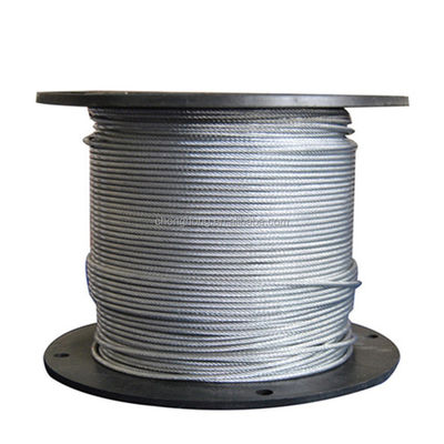 acheter Cable aérien galvanisé à chaud MIL-DTL-83420 2000N/MM2 7x19 câble en acier 3/32' bobines avec 2.000 m/chacune et Fabriqué online manufacture