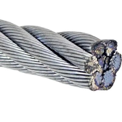 acheter 1' 7/8' de câble en acier galvanisé non allié 6x26 IWRC/6*26 Compacté online manufacture