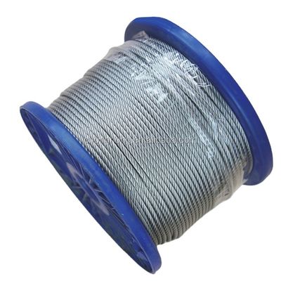 acheter 45 /60 /70 en acier à haute teneur en carbone galvanisé câble aéronautique 1/8 