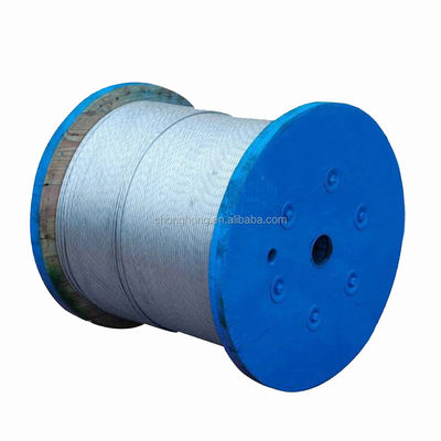 acheter Fil galvanisé 1 x 7 fil d'acier pour le fil de messagerie au-dessus du fil de terre et du fil d'arrêt de qualité standard DIN en acier au carbone online manufacture