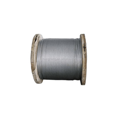 acheter Ascenseur d'acier au carbone de qualité 9x19 câbles galvanisés en acier avec noyau mixte online manufacture