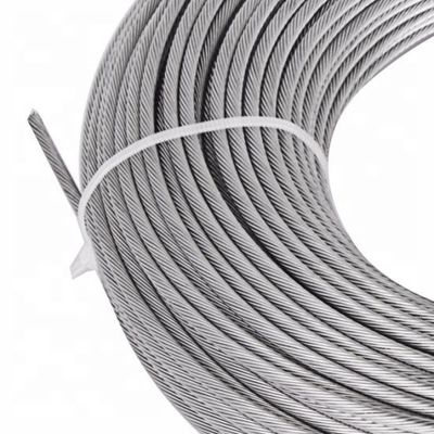 acheter 6x19 1570Mpa câbles en acier inoxydable 7mm poli Standard AiSi Emballage 1000 mètres dans une bobine en bois online manufacture