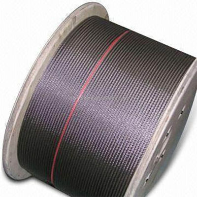acheter 12mm câble en acier câbles 6x19 IWRC câble en acier inoxydable T/S 1570Mpa emballage 1000mtrs en contreplaqué bobine préformé online manufacture