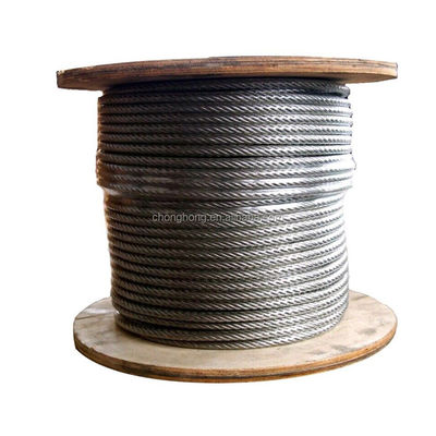 acheter 2BA Finition de surface AISI316 câble en acier inoxydable 1x19 pour les projets structurels et architecturaux online manufacture