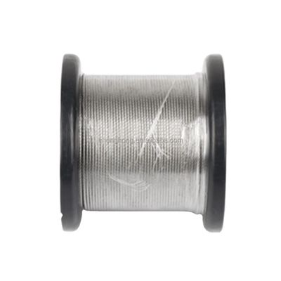 Un bon prix. 6X36 SW IWRC câble en acier inoxydable 7x37 316 câble en acier inoxydable avec un excellent rapport résistance/poids en ligne