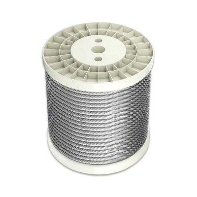 acheter Cable de câble en acier inoxydable garanti pour élévateur/gran/cœur en acier marin 7 fil/19 fil Construction et longue durée online manufacture