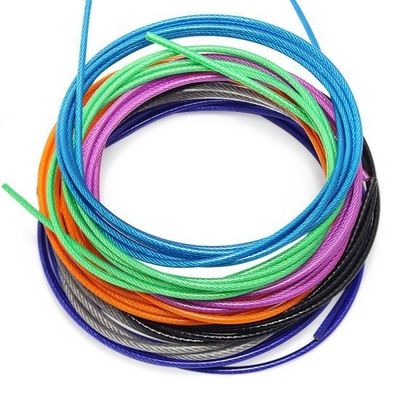 1*7/7*7/1*19/7*19 Structure câble en acier galvanisé revêtu de PVC pour les vêtements