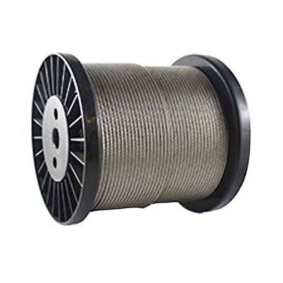 L'acier inoxydable 6*19W Iwr/6X19W Iwrc 14mm Grease Lubricant Wire Rope pour le service de coupe et la résistance à la traction