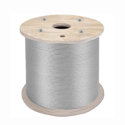 acheter T316 Balustrade de câble 500 pieds Corde en acier inoxydable 1/8 pouce enfilée 1x19 Corde en acier à tête froide 16,7 lbs / 7,58 kg online manufacture