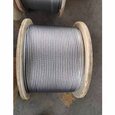 6x19S FC 6 mm câble en acier galvanisé pour les applications de levage et de traction