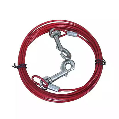acheter 7x19 Pvc revêtu de fil galvanisé de câble en acier câble de câblage de chien à l'intérieur de l'acier de coupe libre spécial online manufacture