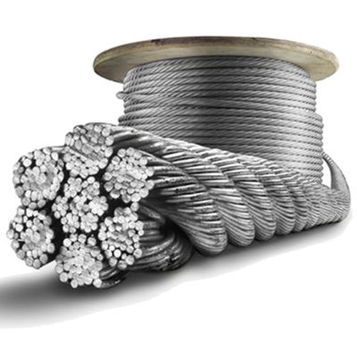 acheter 8 mm câble en inox 7x19 fil d'acier inoxydable AISI316 AISI304 pour la décoration dans le diamètre 3/32 pouces à 3/8 pouces online manufacture