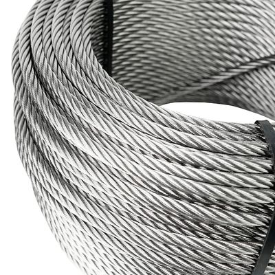 acheter Cable de câble en fil de fer non recouvert de 250 pieds pour la balustrade 7x7 7x19 1/8