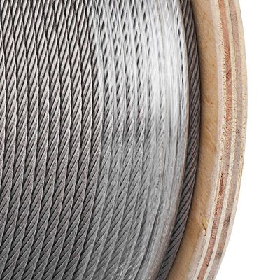 acheter 100m/328ft Longueur 7x7 Corne de support de qualité non revêtue en acier carton 1/16 câble en acier inoxydable 304 câble pour avion online manufacture
