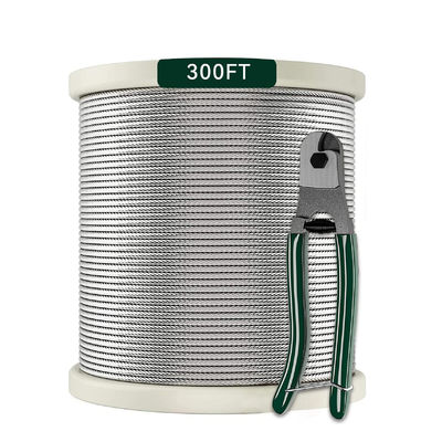Un bon prix. Coupe-câbles en acier inoxydable 7x7 T316 pour garde-corps de pont en ligne