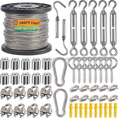 acheter Kit de câbles en acier inoxydable 1/16 