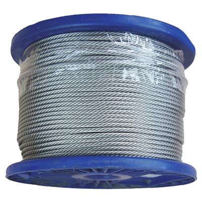 acheter Cable en acier au carbone de qualité 1x7 en acier galvanisé 6 mm pour câble en acier non allié online manufacture