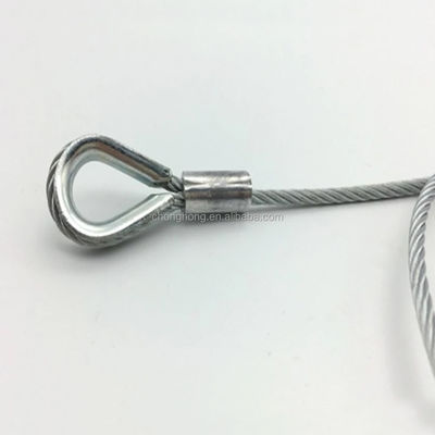 acheter 7x7 / 7x19 / 1x19 câble métallique 3,2 mm câble aéronautique galvanisé préétendu pour câble suspendu Tolérance du câble d'éclairage Autre online manufacture