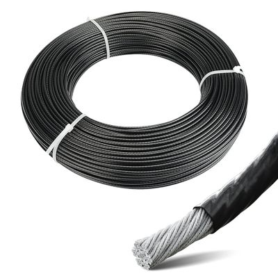 acheter Corde en acier inoxydable de 1,8 mm 7x19 pour la chaîne à froid en PVC revêtue de corde de saut résistante à la corrosion et aux intempéries online manufacture