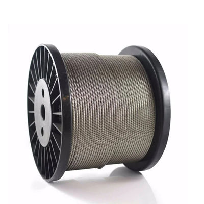 acheter 6 mm 6x19 fc 304 7x19 IWRC 10 mm 12 mm câble de câble en acier non galvanisé à tolérance ± 1% online manufacture