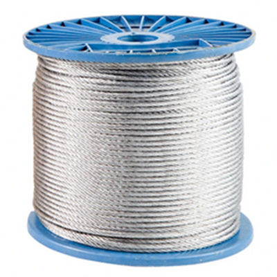 acheter L'acier à chaîne spéciale à chaîne froide La plus basse valeur générale de câble en acier galvanisé 6x12 7FC câble en acier galvanisé brillant online manufacture