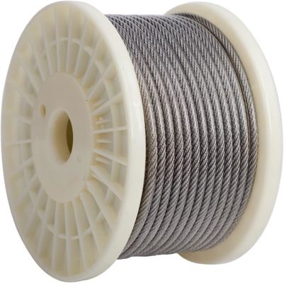 acheter Cable poli 7X7 7*19 SS câble SUS 304 SUS I316 câble en acier câbles en acier inoxydable 8 mm câble en acier inoxydable câble en acier online manufacture