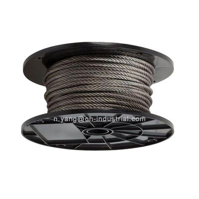 acheter Cable d'acier non magnétique A2 A4 Cable inoxydable 6x7 FC 7x7 AISI316T AISI304 SUS316 SUS304 câble en acier inoxydable online manufacture