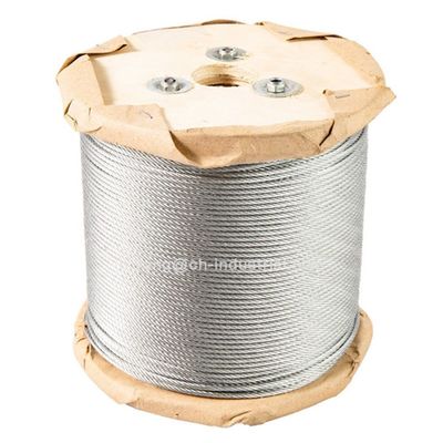 acheter Cable d'acier de qualité carbone Cable d'aéronef Cable d'acier câble câble câble câble câble 100ft bobines en 7x19 câble galvanisé online manufacture