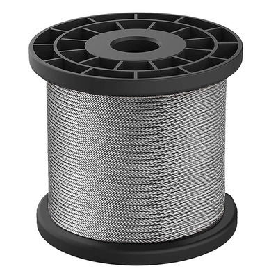acheter 7x19 1x19 8 mm câble inoxydable 304 câble SS 316 304 câble en acier inoxydable fil de fer pour balustrade câbles de pont rails personnalisable online manufacture