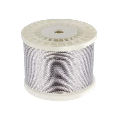 acheter 1x19 7x7 7x19 T316 câble d'aéronef en acier inoxydable pour le pont online manufacture