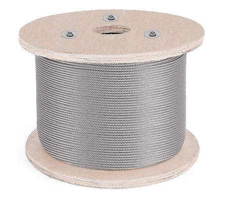 Un bon prix. Câble métallique en acier inoxydable 6x12+7FC 304/316, 3-18mm, 1000m/bobine en ligne