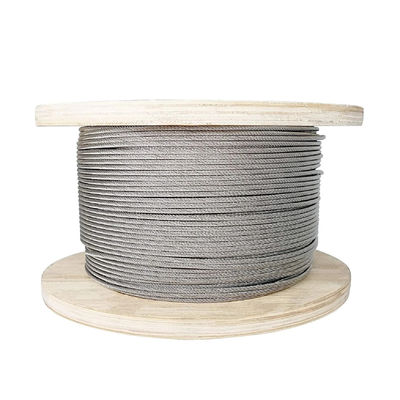 150ft Standard AiSi 7x7 câble de fil d'acier SS 7*7 fil d'acier inoxydable