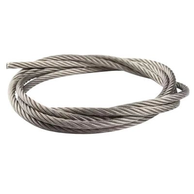 acheter 304 câble en acier inoxydable 7x19 fils câbles d'aéronefs de base tension de rupture 6400 Lbs 164 Ft câble SS 1/4 