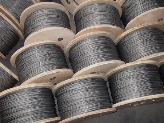acheter Cable en acier de 12 mm 6x24 7FC Construction pour la fabrication de câbles Fil 1000mtrs acier galvanisé online manufacture